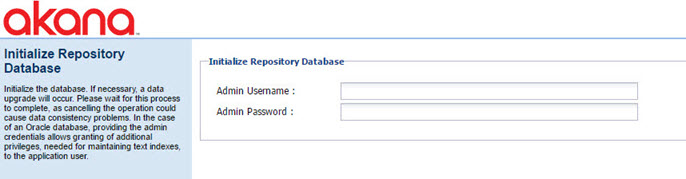 Initialize Repository Databse
