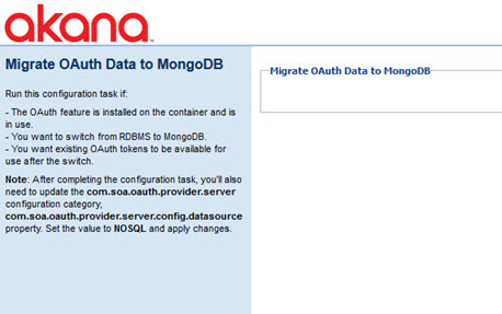 Migrate OAuth Data to MongoDB