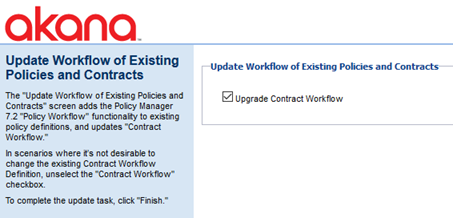 Update Workflow of Existing Policies and Contracts