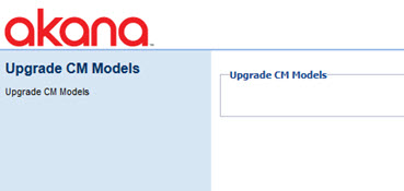 Upgrade CM Models