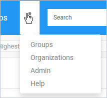 Groups and Organizations, earlier version