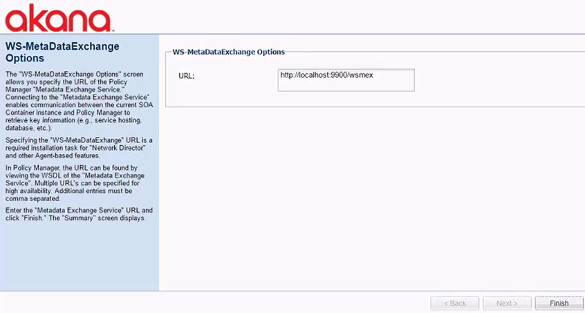 Specify Metadata Import Options